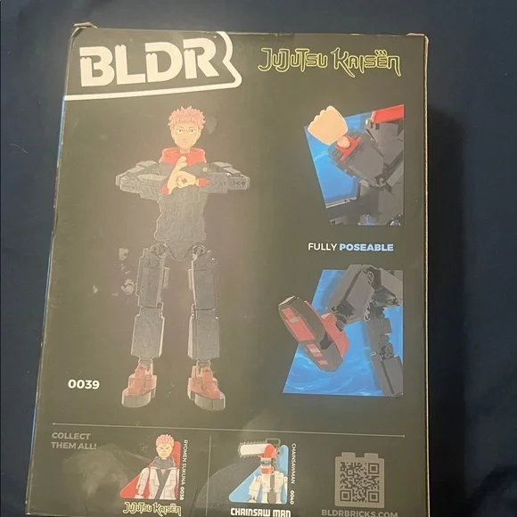 BLDR Jujutsu Kaisen Yuji Itadori Action Figure - Picture 2 of 2
